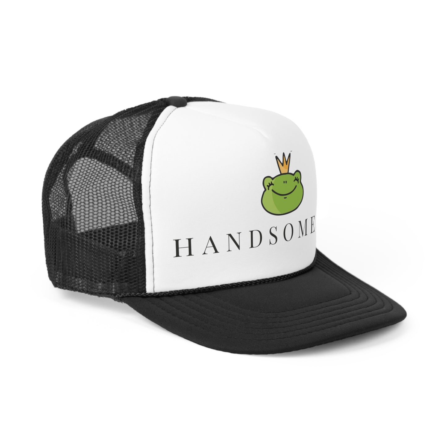 HANDSOME KID with Frog Prince - Adult Trucker Cap